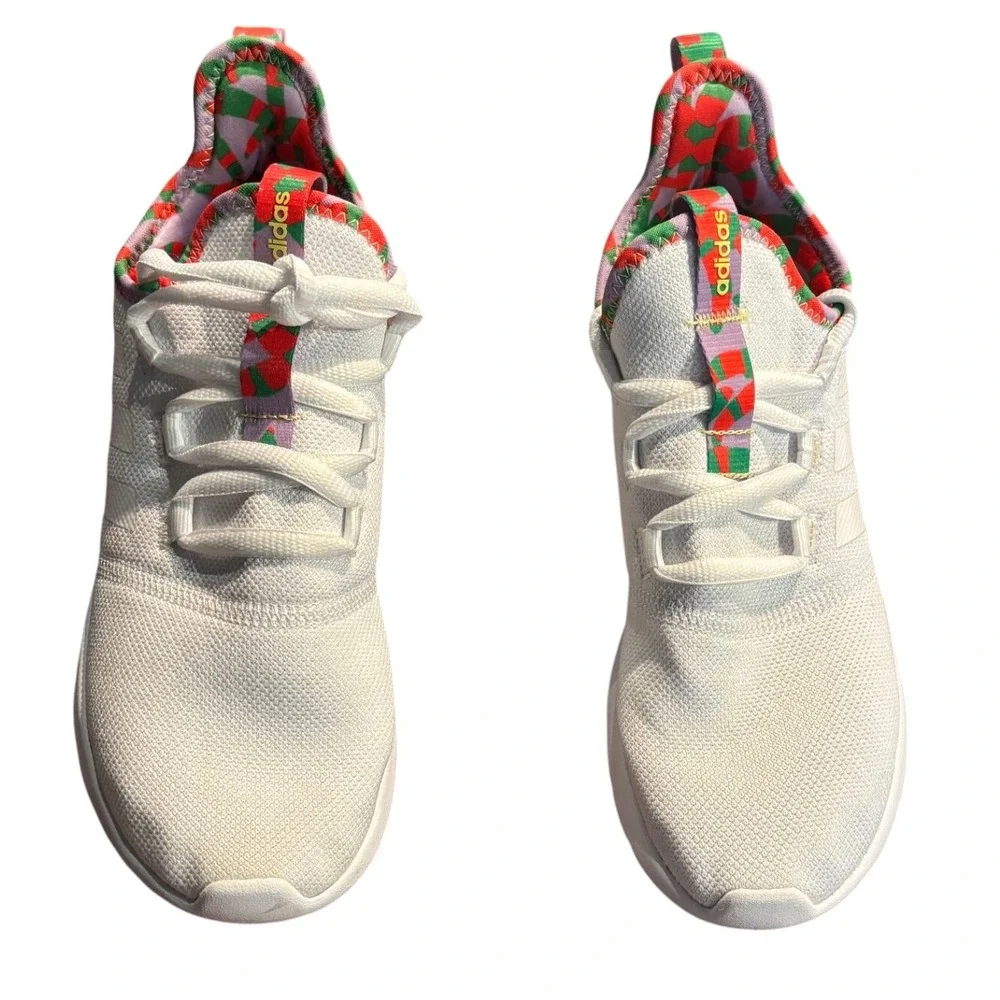 Adidas X Farm Rio Puremotion Womens White Floral Running Shoes HP6223